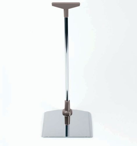 Teleskopstang ALU 300-600mm m/transparent t-klemmefeste