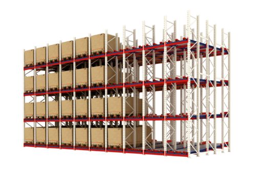 pallet live lagring til lager, laget av smart supply
