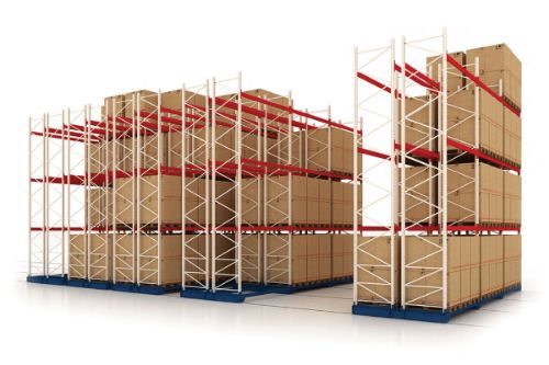Lagerreol på mobil plattform, av Smart supply