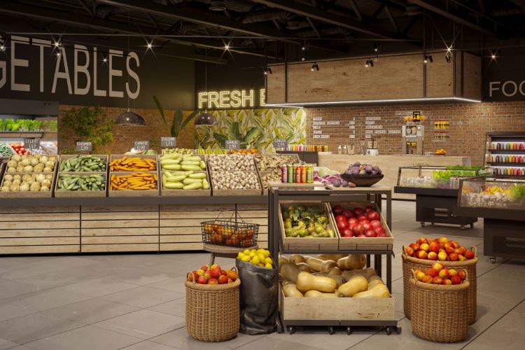 Kampanjebord til frukt og grønt, fra Smart supply