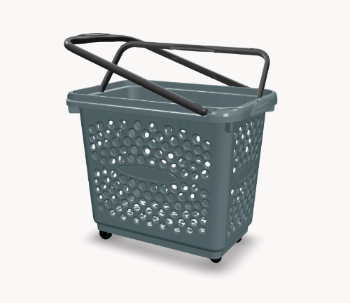 Bilde av Handlekurv 55L Save the sea