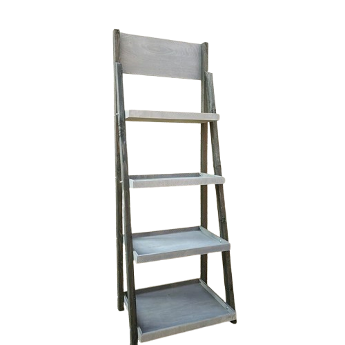 Bilde av Sammenleggbart trappestativ 3 hyller SORT