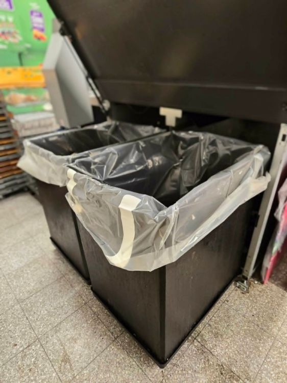 Halvpall Sekk Panteautomat