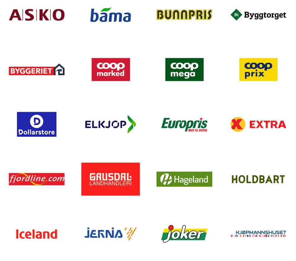 Logoer av kundene til Smart Supply, bilde 1 av 2
